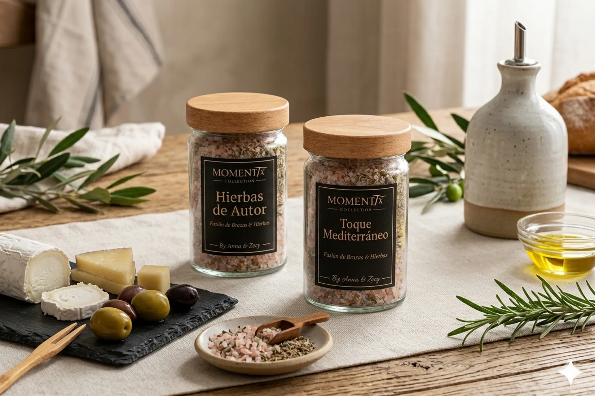 Especias gourmet en uso